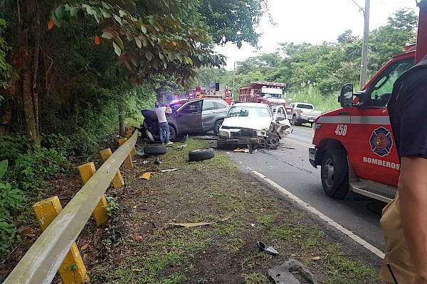 Varios heridos por accidente en Gamboa