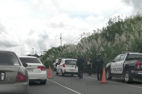 Un detenido tras persecución policial en Panamá Oeste