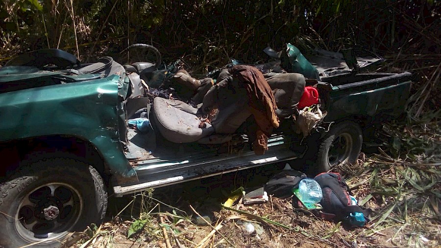 Cuatro víctimas fatales por accidente en Paso Canoas