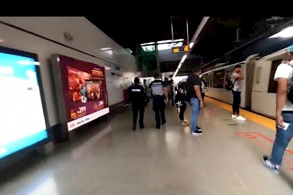 En lo que va de noviembre la Policía ha aprehendido a 88 personas en las estaciones del metro