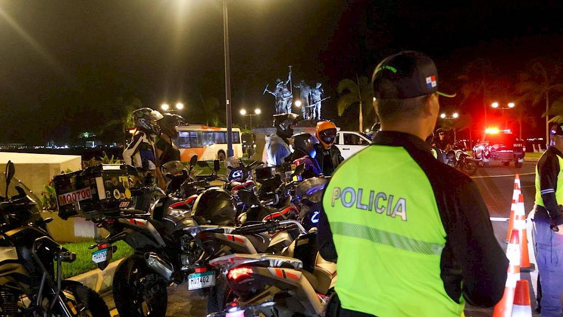 Operativo vial en Amador