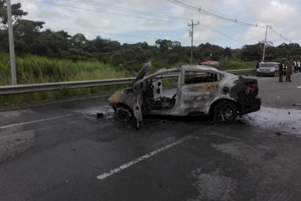 Un herido deja accidente de tránsito en la autopista Arraiján - La Chorrera