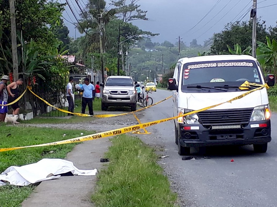 Una víctima fatal por atropello en Bocas del Toro