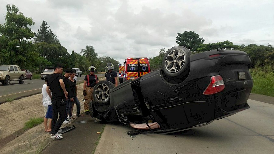 Dos heridos deja accidente en Santiago provincia de Veraguas