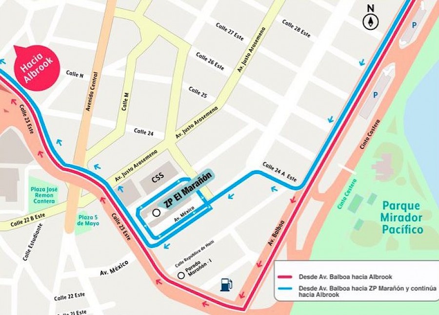 MiBus realiza cambios en los recorridos de rutas que ingresan a la Zona Paga Marañón