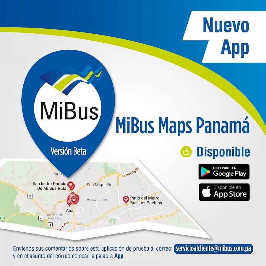 MiBus presenta  aplicación MiBus Maps Panamá