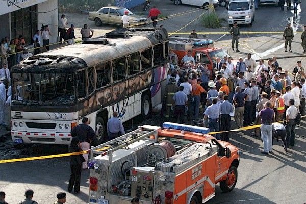 Se cumplen  12 años de las tragedia del  bus 8B-06