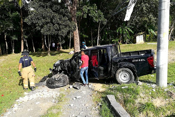 Estamentos de rescate atienen varios hechos de tránsito