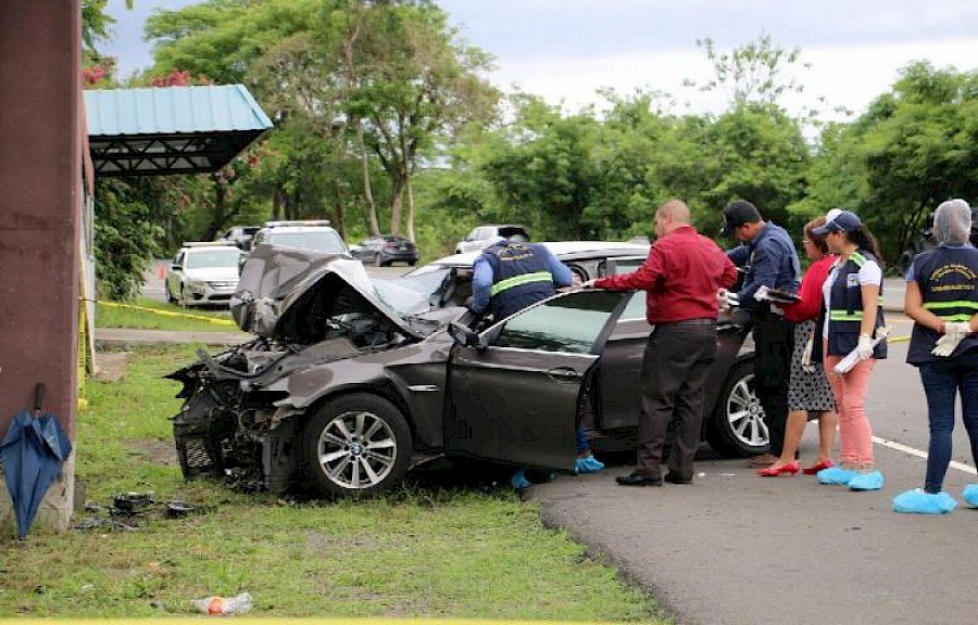 Suplente de Miguel Fanovich murió en accidente de tránsito