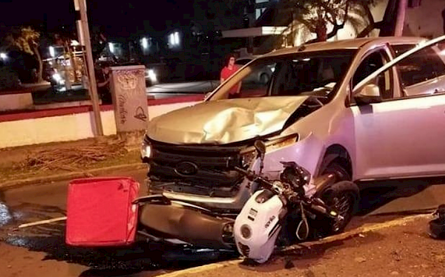 Motorizado muerto por accidente en la vía  Federico Boyd