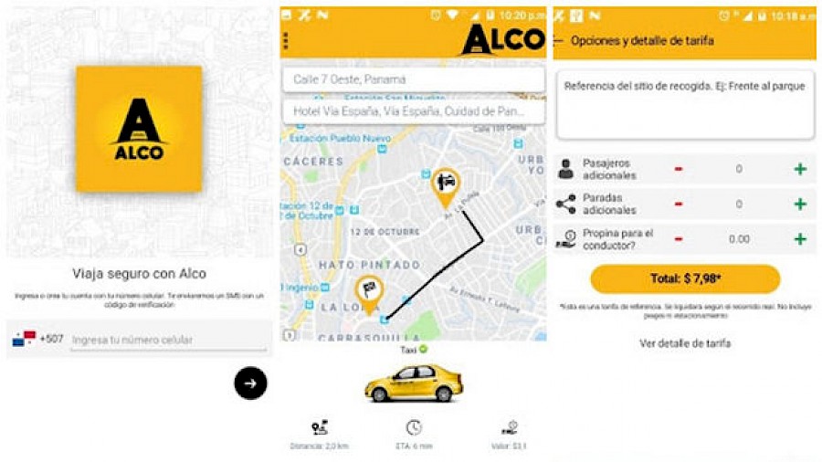 Alco Pasajero, la App 100% panameña