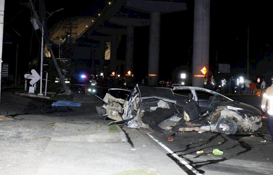 Aumentan a tres las víctimas del accidente en la vía Domingo Díaz