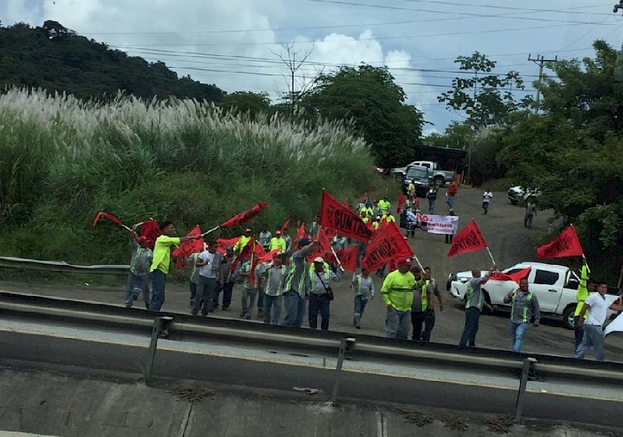 Sindicatos protestan en las calles a nivel nacional