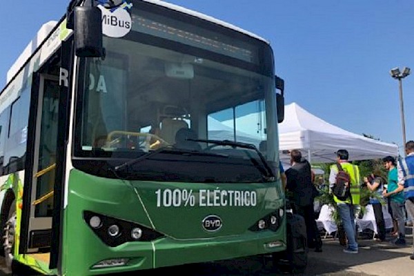 Bus eléctrico circulará en Brisas del Golf