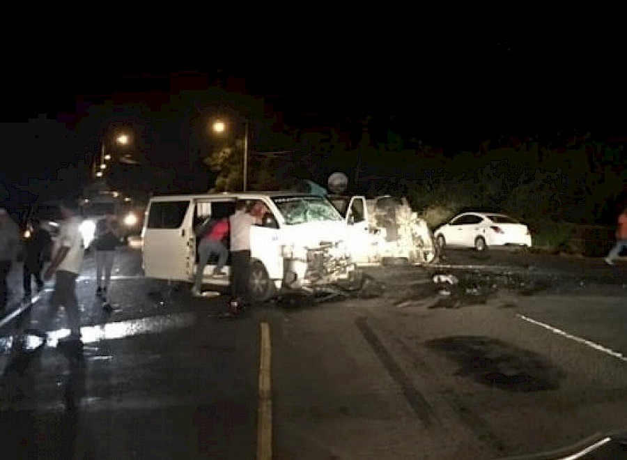 Al menos 12 heridos por accidente en Veracruz