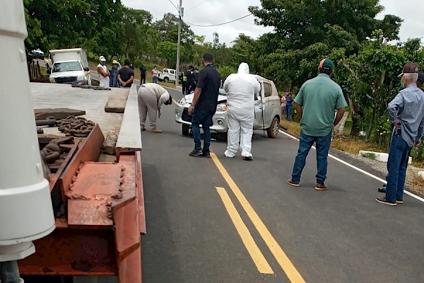 Una mujer fallece en Bijagual, Chiriquí en un accidente de tránsito