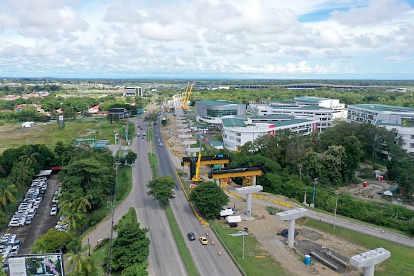 Metro de Panamá anuncia trabajos de montajes de vigas en el Corredor Sur