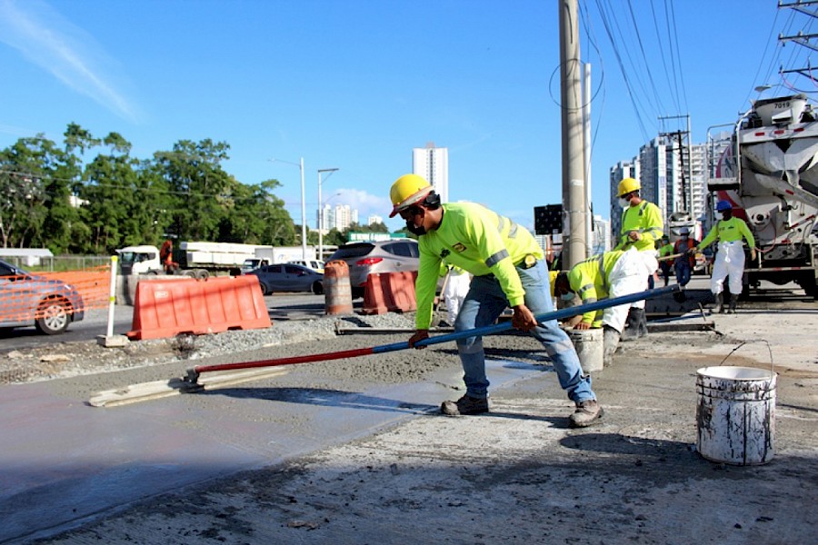 Trabajos en la carretera Transístmica, Tramo: Plaza Ágora – Estación San Isidro tienen un avance de 85%