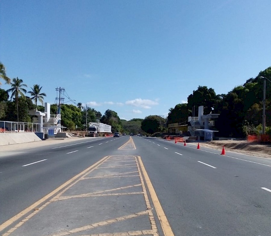 La noche de este 23 de marzo realizará instalación de cercha metálica del nuevo puente peatonal en Las Guías de Oriente