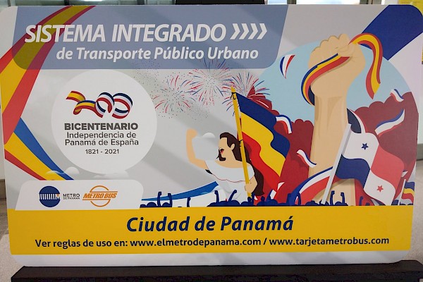 Lanzan tarjetas de transporte masivo, alusivas al Bicentenario de Panamá