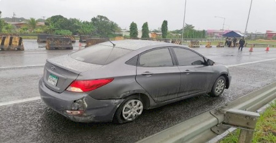 Intercambio de disparos en plena autopista Panamá- Colón