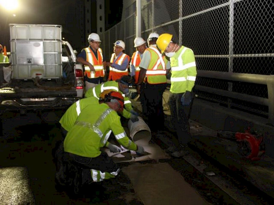 Trabajos en el Puente de Las Américas  el martes 19 y miércoles 20 de abril