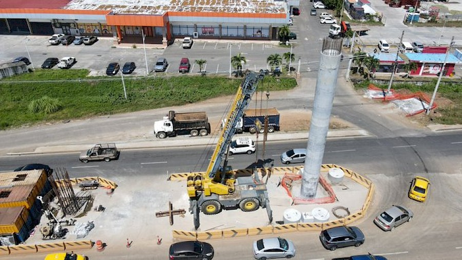 Avance de un 6% en la construcción de la Línea 3 del Metro