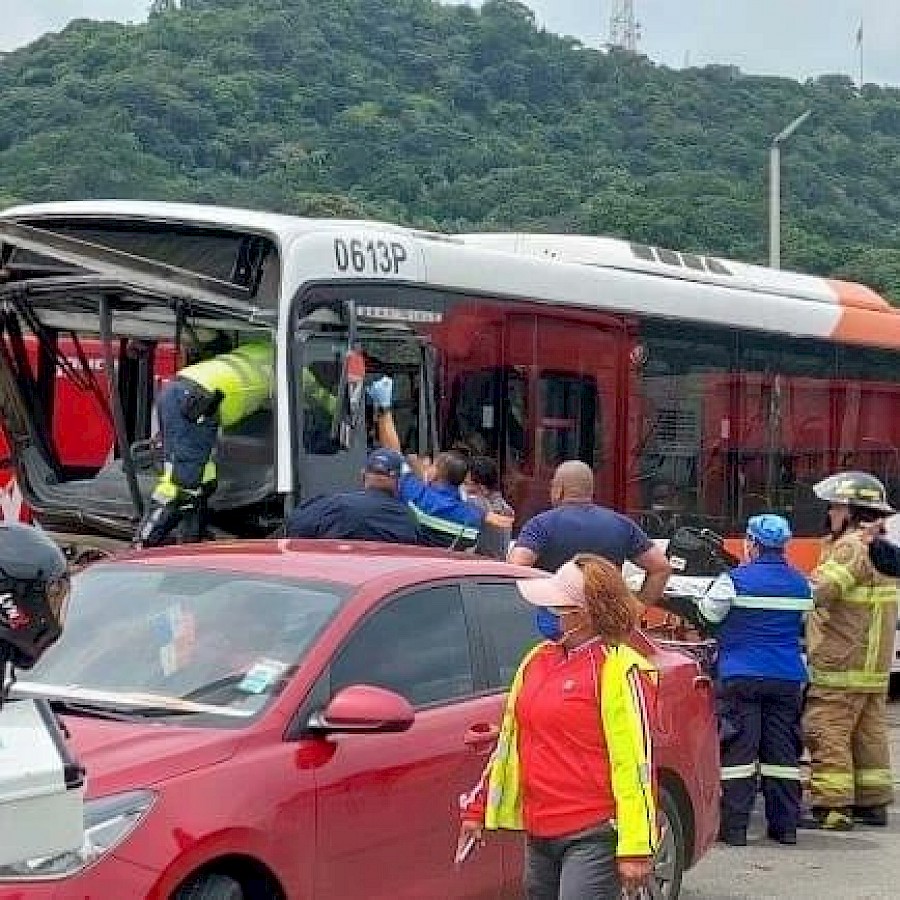 Varios heridos por accidente de tránsito en Albrook