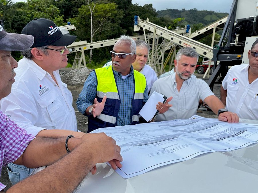 Titular del MOP realiza recorrido al proyecto de la carretera, Paso Canoas- Río Sereno-Piedra Candela, en Chiriquí