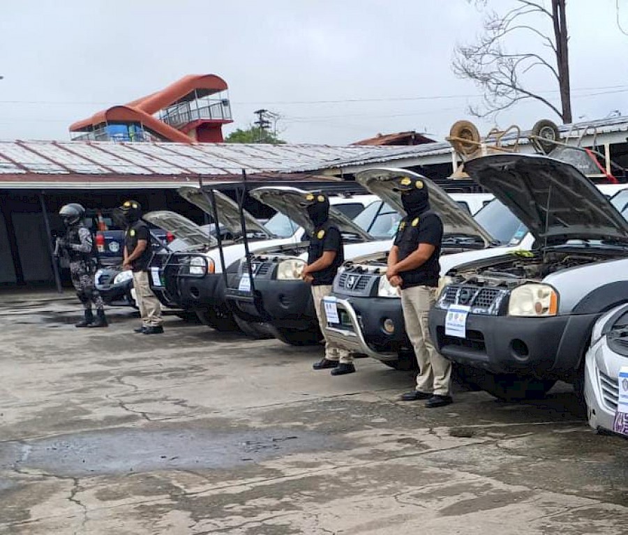 En la operación Roedor la policía ubica y recupera nueve vehículos en la provincia de Veraguas