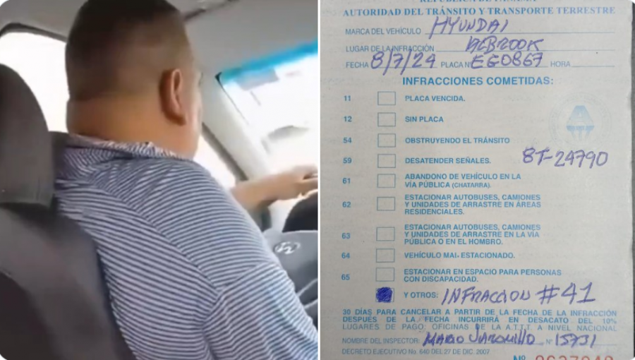 Sancionan al conductor de un taxi cuya agresión verbal a una pasajera, fue grabada