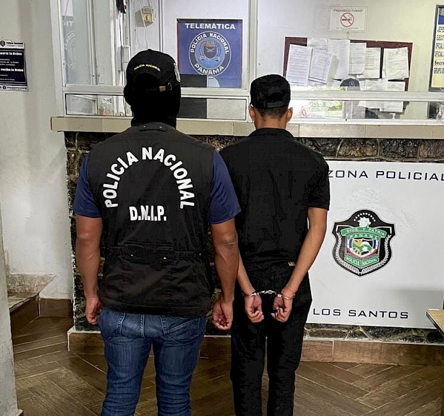 Detenido en Las Tablas por conducir auto con denuncia de hurto