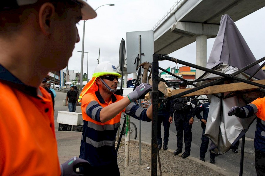 Metro de Panamá continua con la recuperación de espacios públicos