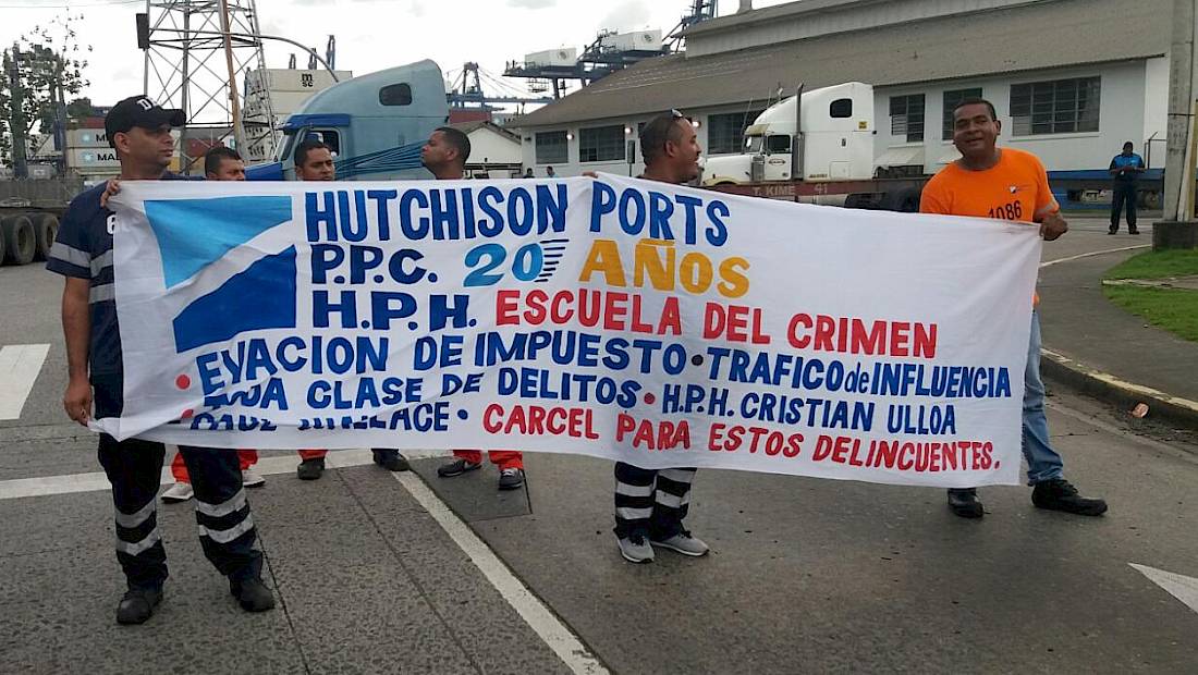 Trabajadores de Panama Ports protestan por supuestas irregularidades laborales