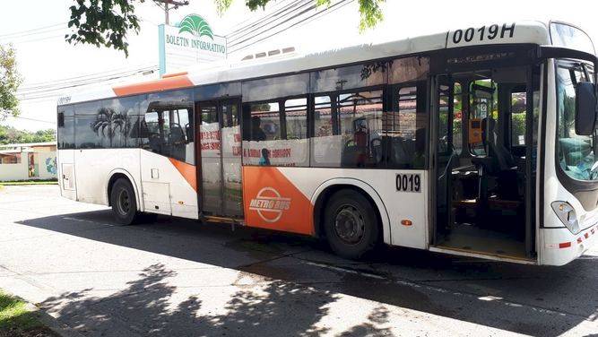 Alcoholizados intentan llevarse un Metro Bus