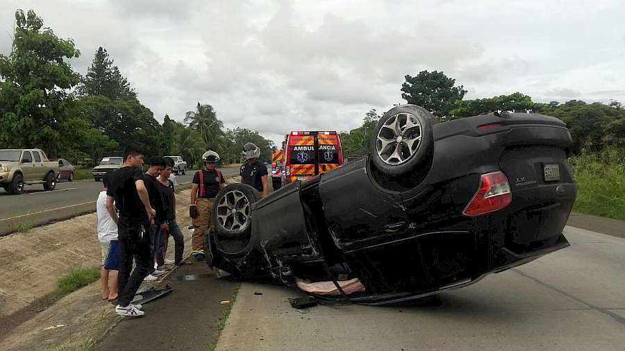 Dos heridos deja accidente en Santiago provincia de Veraguas