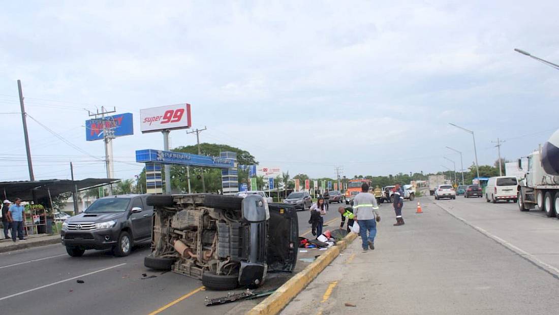 Un herido por accidente en Río Hato, provincia de Coclé