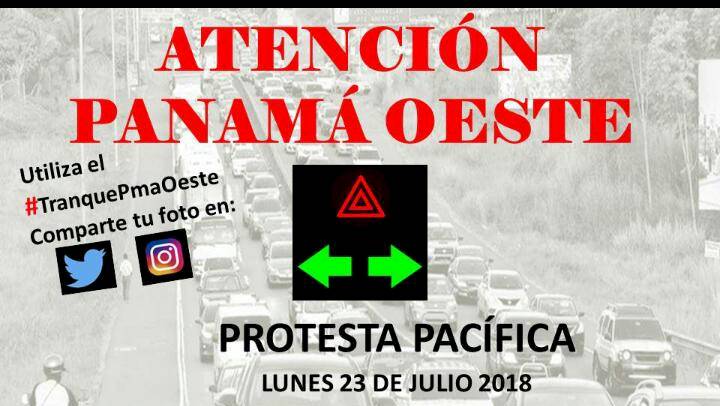 Residentes de Panamá Oeste protestaran para pedir solución al tranque hacia la capital