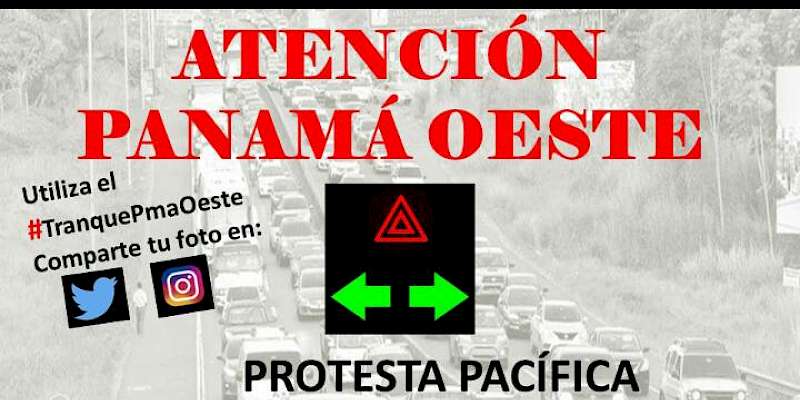 Residentes de Panamá Oeste protestaran para pedir solución al tranque hacia la capital