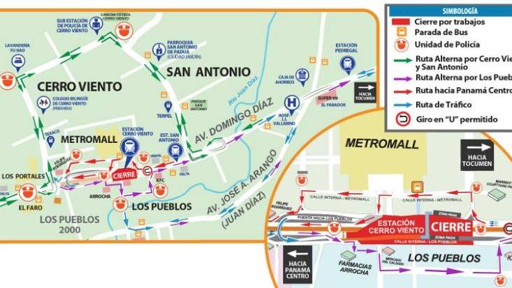 Vía Domingo Díaz será cerrada por montaje de pasarela