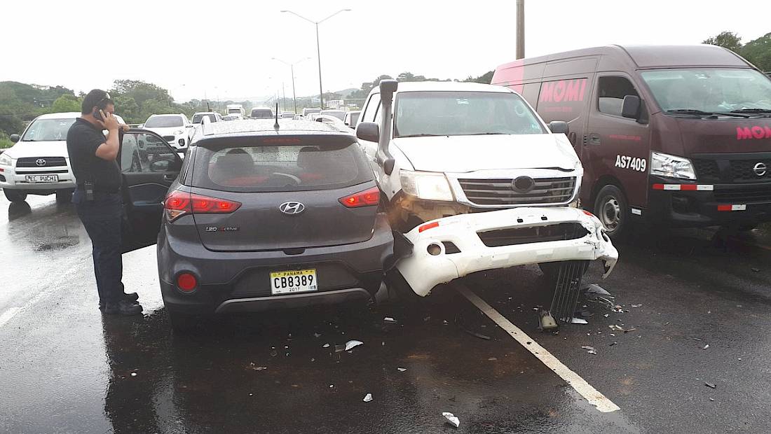 Un herido por accidente en autopista Arraiján-La Chorrera