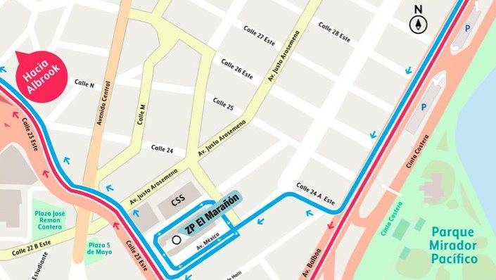 MiBus realiza cambios en los recorridos de rutas que ingresan a la Zona Paga Marañón