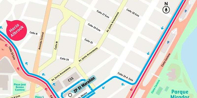 MiBus realiza cambios en los recorridos de rutas que ingresan a la Zona Paga Marañón