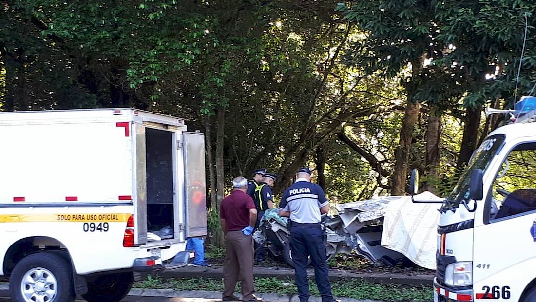 Miembro de la PN fallece en accidente vehículos en Chiriquí