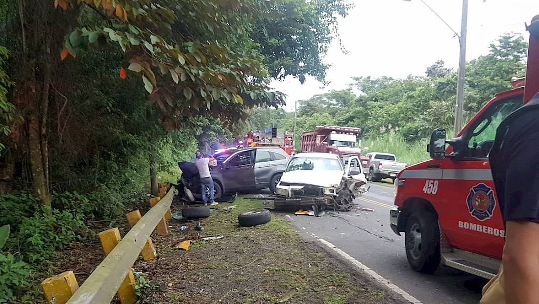 Varios heridos por accidente en Gamboa