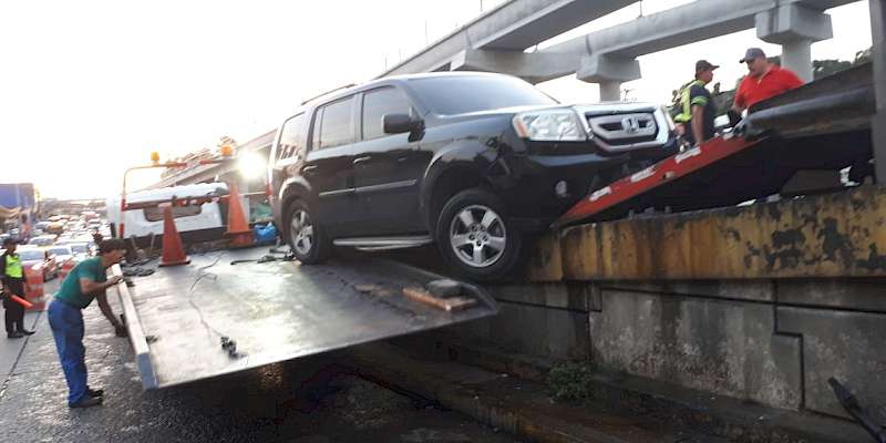 Miles de conductores afectados por hecho de tránsito en el puente de San Miguelito
