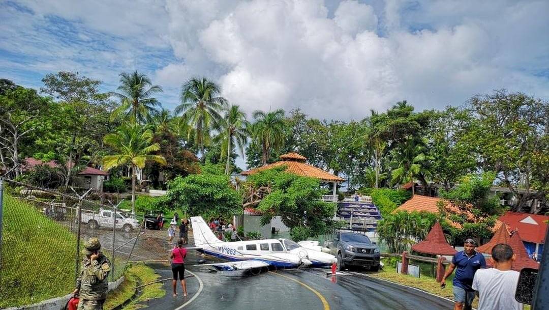 Aeronave se accidentó en Contadora, sin víctimas