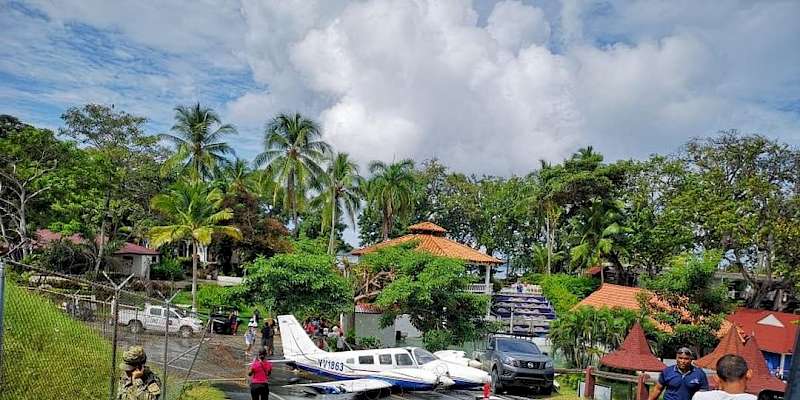 Aeronave se accidentó en Contadora, sin víctimas