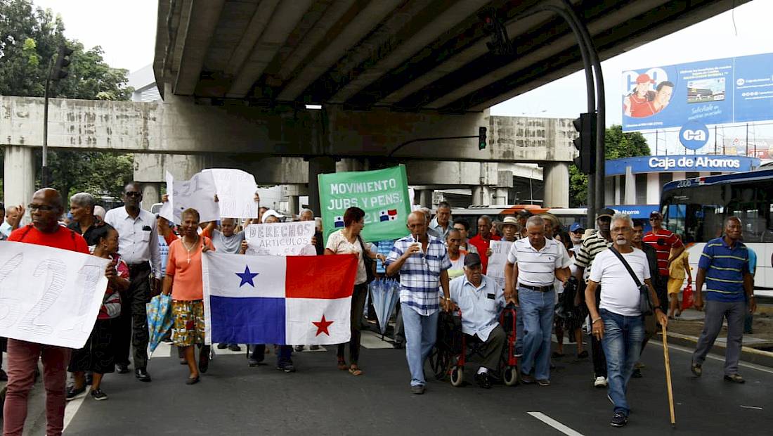 Día de cierres de vía por jubilados y estudiantes