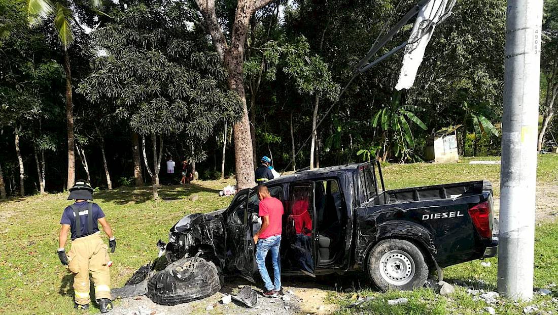 Estamentos de rescate atienen varios hechos de tránsito